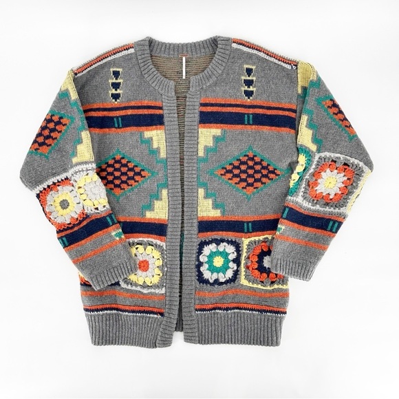 Free People Santa Rosa Crochet Cardigan XS/S - Picture 2 of 9